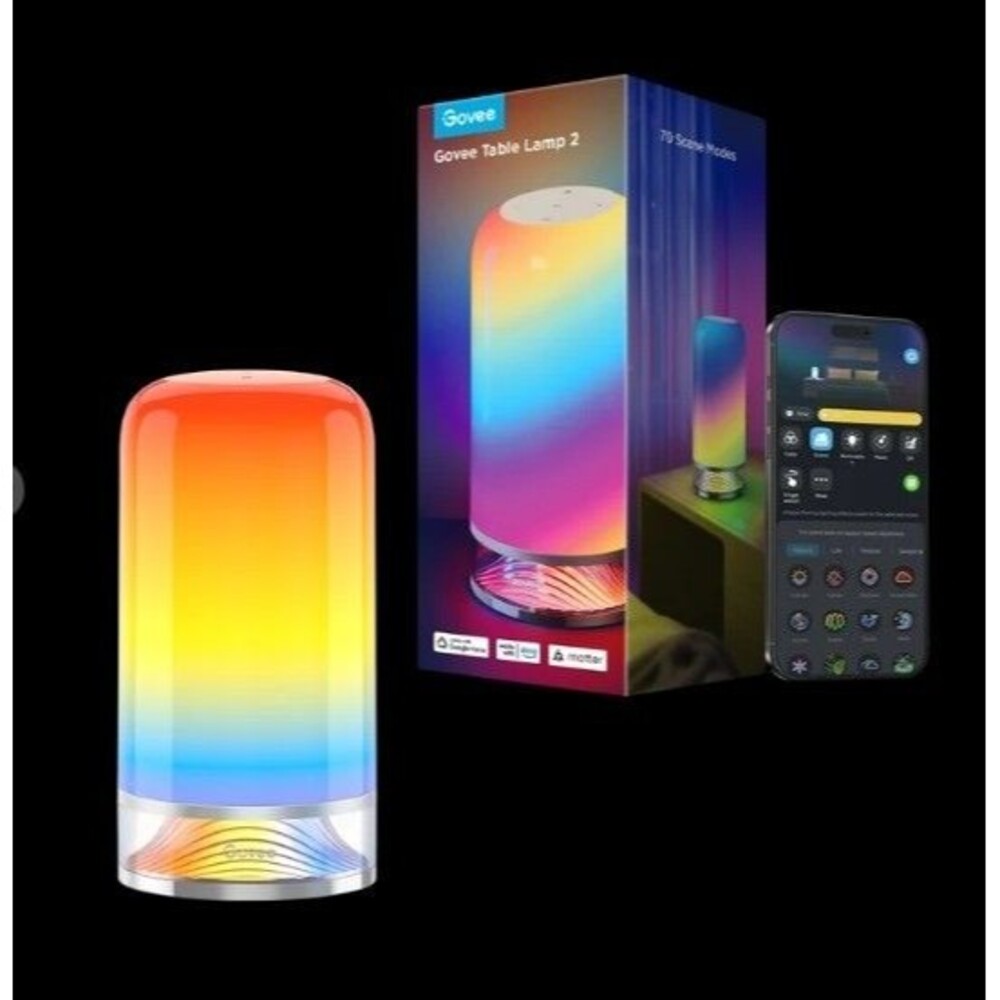Govee Table Lamp 2 H6022 RGBICWW Smart LED WiFi Matter Alexa Google NEW